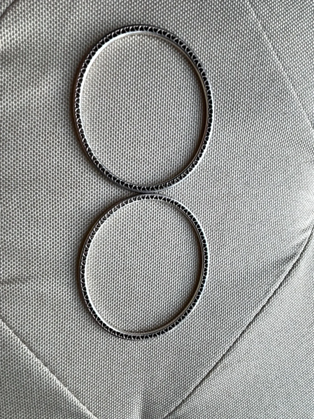 1 Pandora Sterling Silver Eternity Bangle (I have two available) Listing for one
